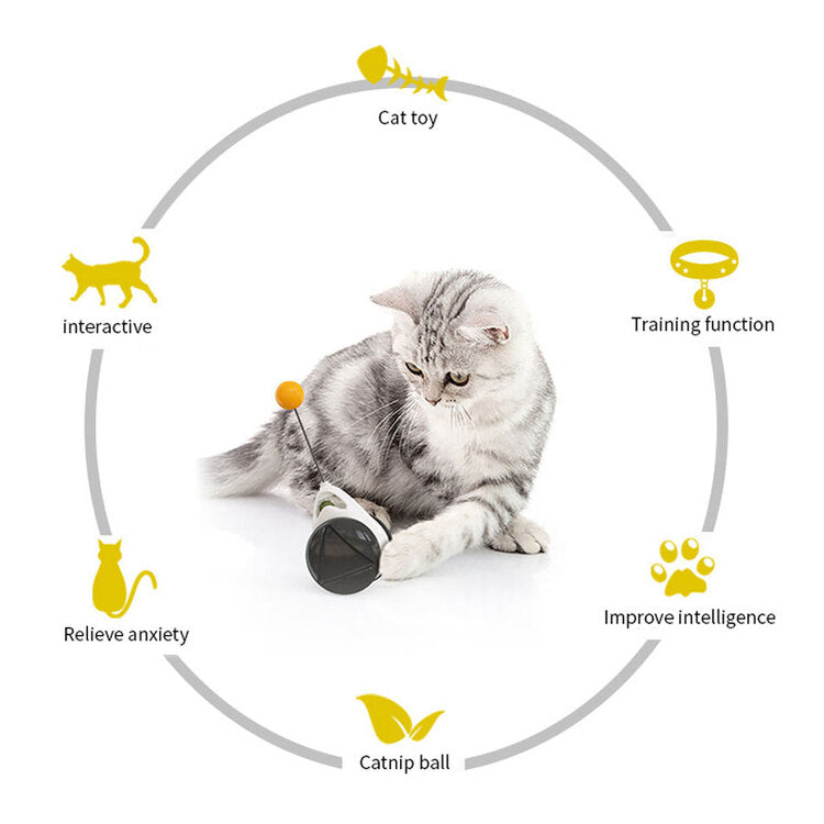 Smart Cat Toy With Automatic Wheels